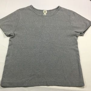 Gray Gap Short Sleeve T-Shirt Women'x XL Cotton